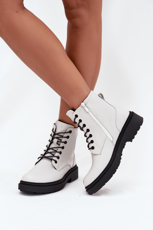 sich Zuarm laufen DamenstiefelErmöglichtturalnej Skóry Sergio Leone BT25248-S Zueiße Farbe