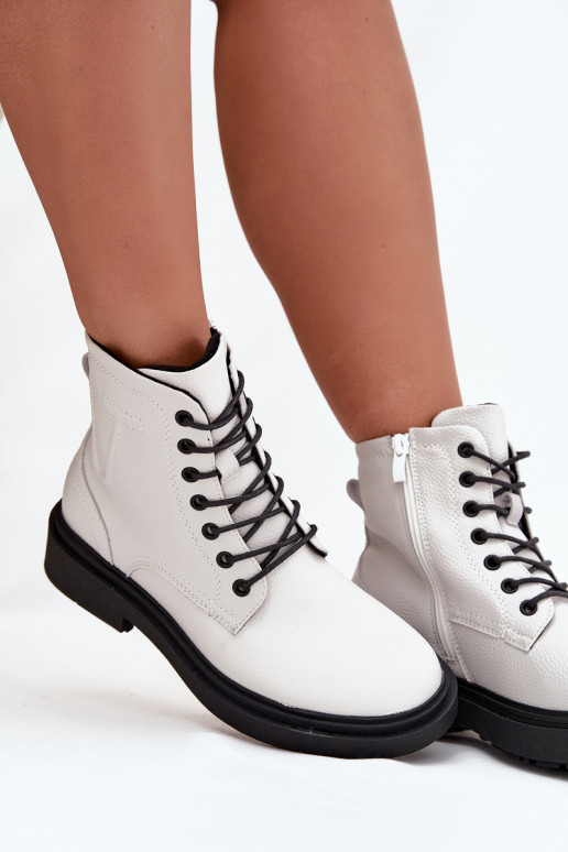 sich Zuarm laufen DamenstiefelErmöglichtturalnej Skóry Sergio Leone BT25248-S Zueiße Farbe