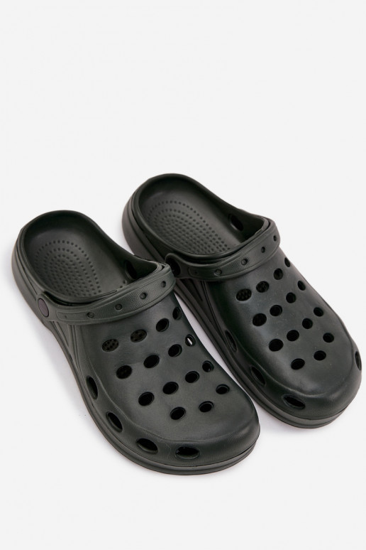 Herren-Sandalen für Garten und Pool, in Grün