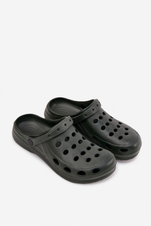 Herren-Sandalen für Garten und Pool, in Grün