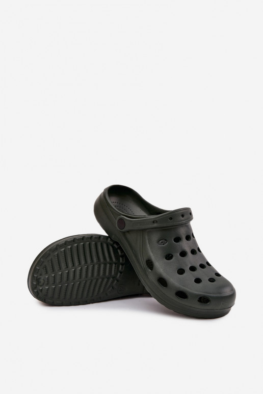 Herren-Sandalen für Garten und Pool, in Grün