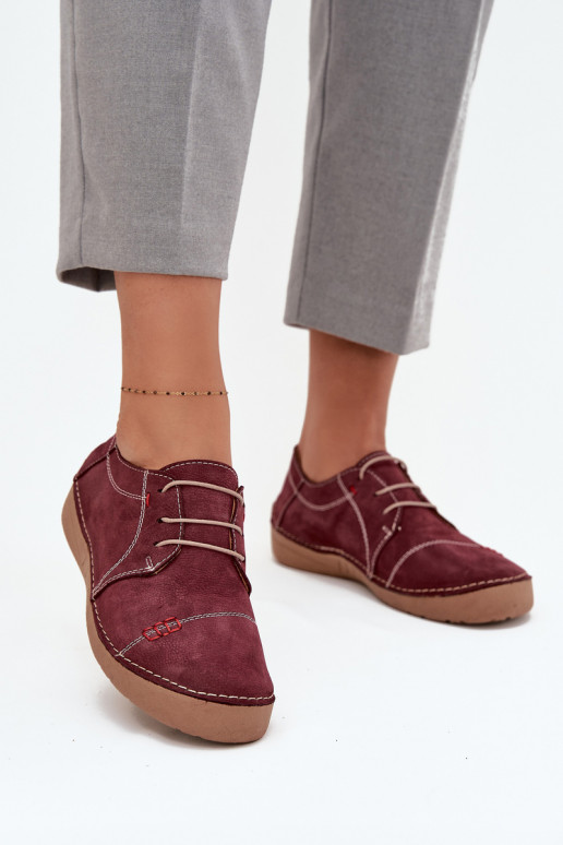 Haut Schuhe FemininPrzeszyciami Artiker 57C2111 Burgund