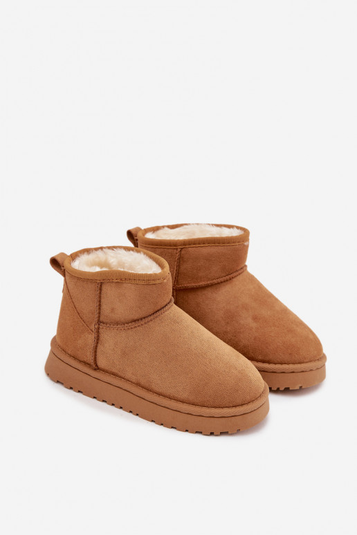 Schneestiefel Kindisch Jugend sich Zuarm laufen mit Fell innen braune Farbe Mireya Schneestiefel Kindisch Jugend sich Zuarm laufen mit Fell innen braune Farbe Mireya