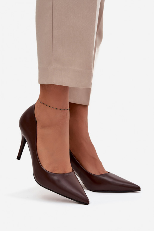 hochhackige Schuhe Feminin aus Öko-Leder CzekoladoZue Sivana