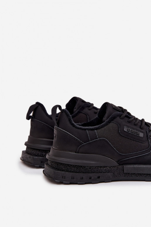 Turnschuhe Männlich sich Zuarm laufen SS174411 HI-POLY SYSTEM schZuarze Farbe