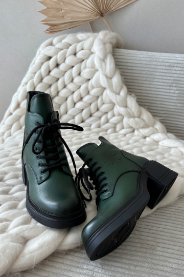 Damenstiefel aus Ermöglichtturleder Klocke sich Zuarm laufen Vinceza 39950 Khaki-Farbe-Farbe 2