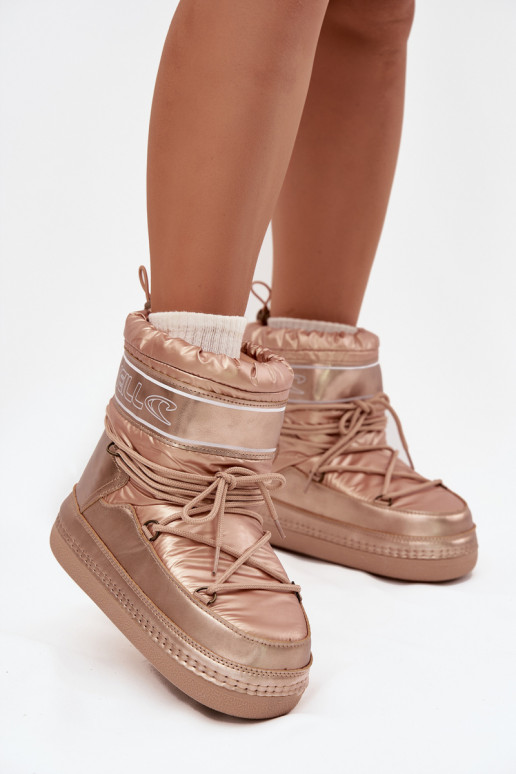 Schneestiefel Feminin mit stilvollen Details O'NEILL LISA INOMEN HIGH 90253012.99U goldene Farbe