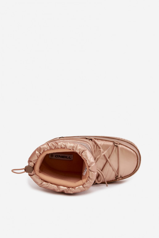 Schneestiefel Feminin mit stilvollen Details O'NEILL LISA INOMEN HIGH 90253012.99U goldene Farbe