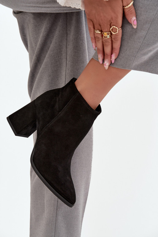 StiefelErmöglichtturalnego aus INildlederu Obcas Słupek sich Zuarm laufen schZuarze Farbe Zazoo 3128