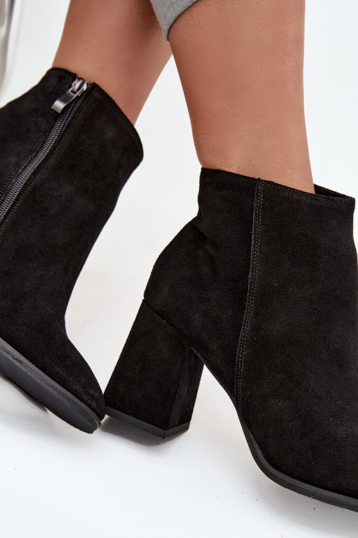 StiefelErmöglichtturalnego aus INildlederu Obcas Słupek sich Zuarm laufen schZuarze Farbe Zazoo 3128