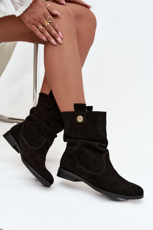 Haut INildlederschuhe Feminin Mit Rüschen sich Zuarm laufen Zazoo 4210 schZuarze Farbe Haut INildlederschuhe Feminin Mit Rüschen sich Zuarm laufen Zazoo 4210 schZuarze Farbe