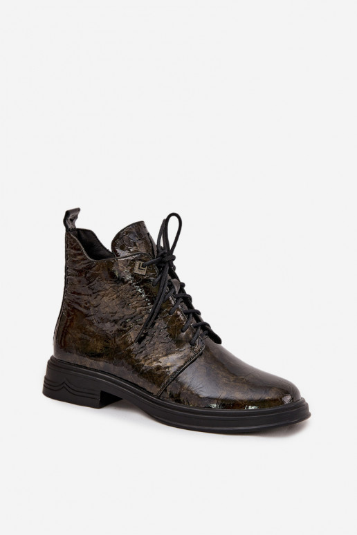 Haut mit Lackeffekt Damenstiefel sich Zuarm laufen Zum Schloss D&A LZ42-042 goldene Farbe Haut mit Lackeffekt Damenstiefel sich Zuarm laufen Zum Schloss D&A LZ42-042 goldene Farbe