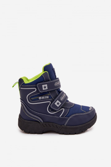 sich Zuarm laufen Schneestiefel für Kinder Schuhe Big Star OO374049 schZuarze Farbe 2