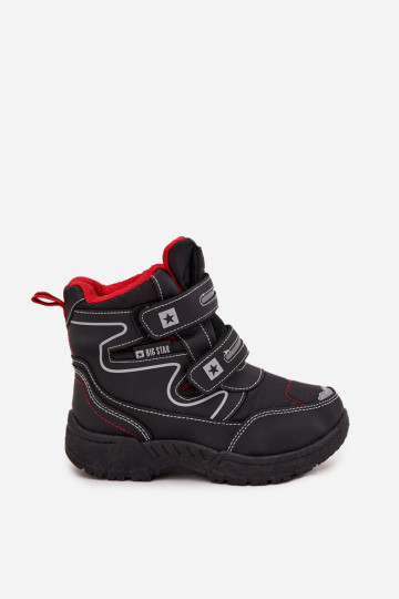sich Zuarm laufen Schneestiefel für Kinder Schuhe Big Star OO374048 Dunkelblau 2