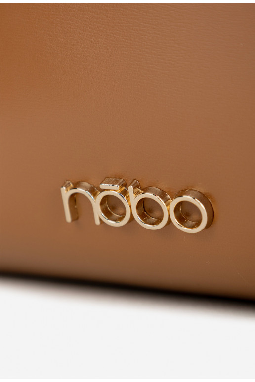 Handheld Käuferka mit Schnallen NOBO BAG6010-017 HellBraun