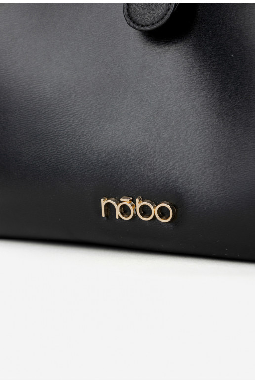 Handheld Käuferka mit Schnallen NOBO BAG6010-020 SchZuarz