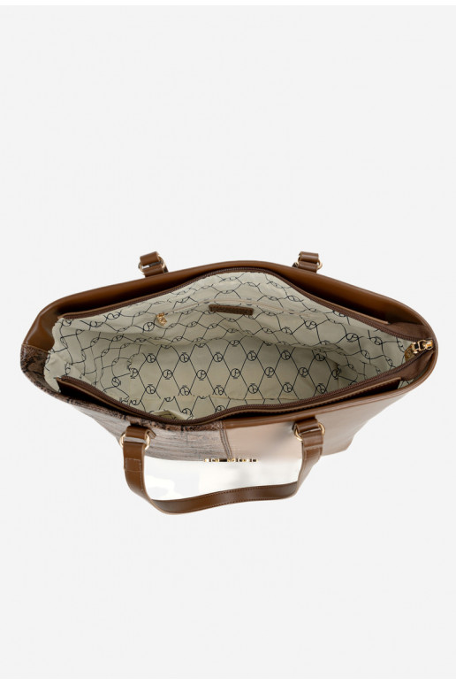 Handheld Käuferka Tiermuster NOBO BAG5740-M17 Braun