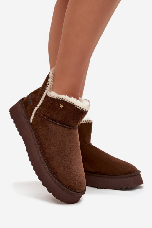 Schneestiefel Feminin mit einer Plattform INrangler 20253093.IKU CzekoladoZue