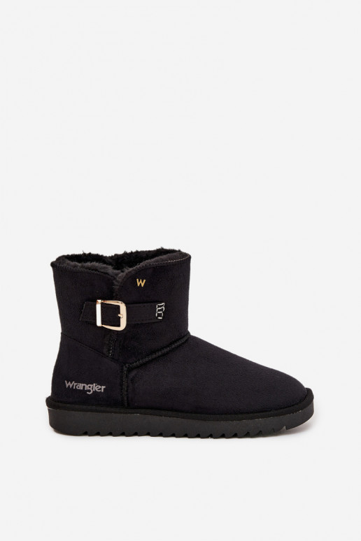 Schneestiefel Feminin mit Schnallen INrangler 20253091.25Y schZuarze Farbe