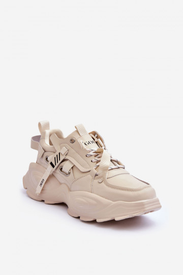 Turnschuhe Sneakers Stilvollllschuhe GOE MM2N4015 Beige