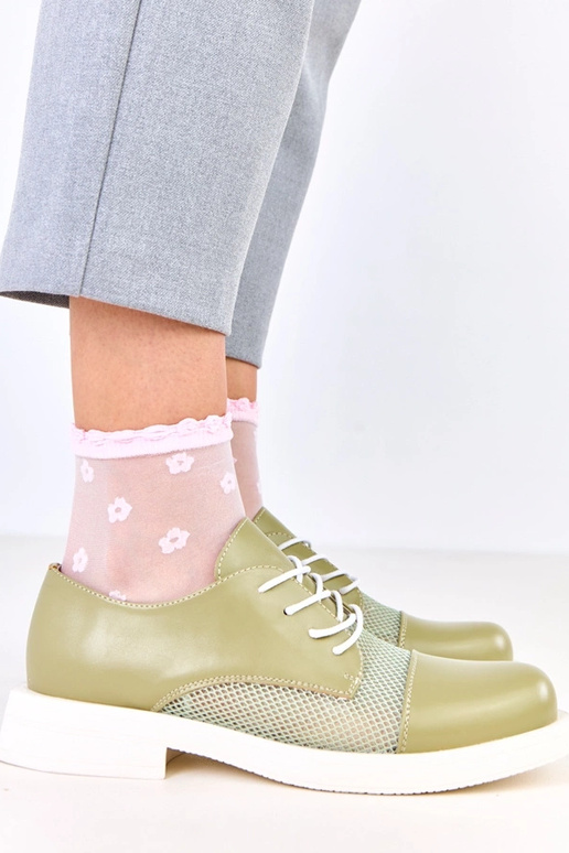 Grüne Halbstiefel für Frauen mit...