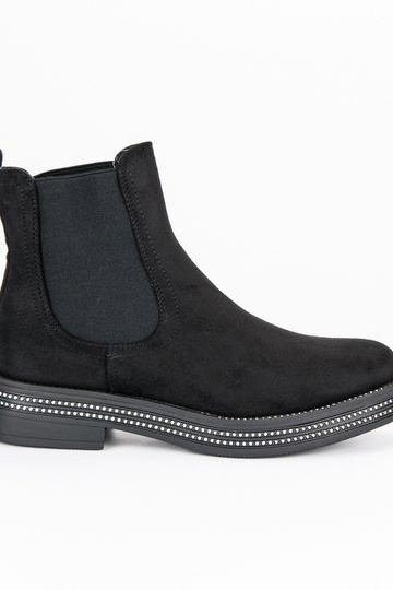 schZuarze Farbe Damenstiefel 2