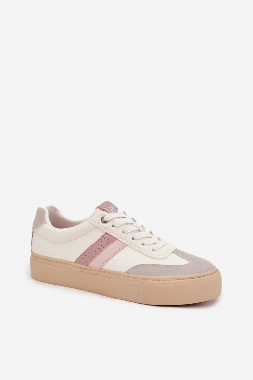 Sneakers Stilvollllschuhe Feminin LEE AILANI INOMEN LOIN 50253004.02A Zgaszona Biel Sneakers Stilvollllschuhe Feminin LEE AILANI INOMEN LOIN 50253004.02A Zgaszona Biel