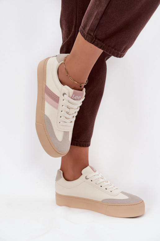Sneakers Stilvollllschuhe Feminin LEE AILANI INOMEN LOIN 50253004.02A Zgaszona Biel Sneakers Stilvollllschuhe Feminin LEE AILANI INOMEN LOIN 50253004.02A Zgaszona Biel