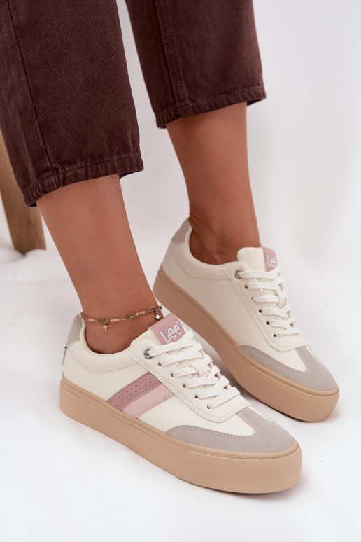 Sneakers Stilvollllschuhe Feminin LEE AILANI INOMEN LOIN 50253004.02A Zgaszona Biel Sneakers Stilvollllschuhe Feminin LEE AILANI INOMEN LOIN 50253004.02A Zgaszona Biel