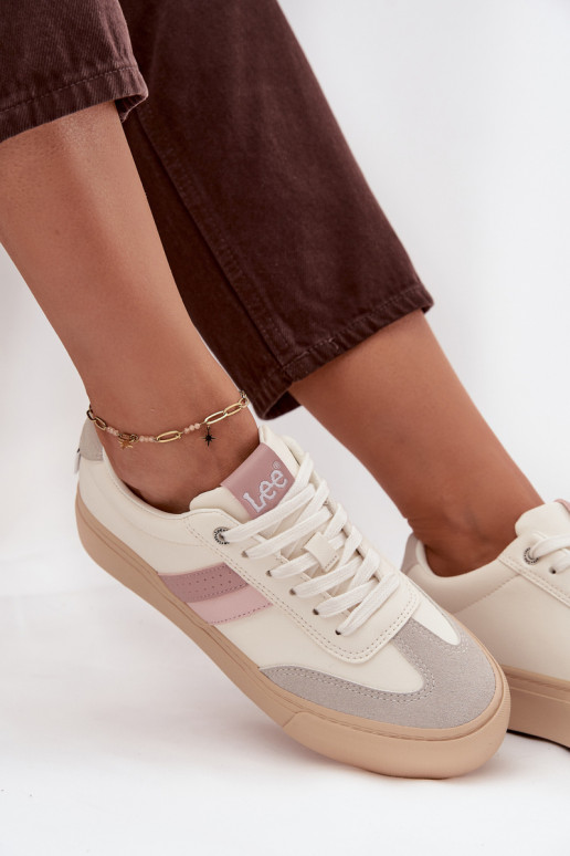Sneakers Stilvollllschuhe Feminin LEE AILANI INOMEN LOIN 50253004.02A Zgaszona Biel Sneakers Stilvollllschuhe Feminin LEE AILANI INOMEN LOIN 50253004.02A Zgaszona Biel