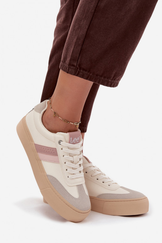 Sneakers Stilvollllschuhe Feminin LEE AILANI INOMEN LOIN 50253004.02A Zgaszona Biel Sneakers Stilvollllschuhe Feminin LEE AILANI INOMEN LOIN 50253004.02A Zgaszona Biel