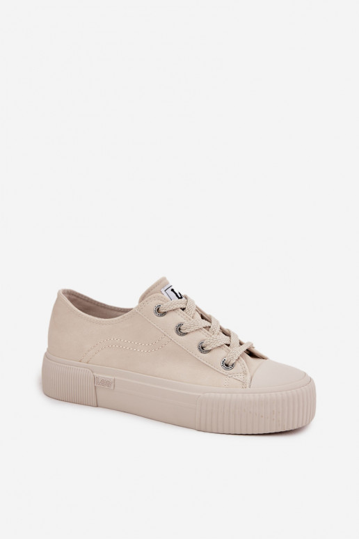 Freizeitschuhe mit einer Plattform LEE ISLA C INOMEN LOIN 50253001.35E Beige