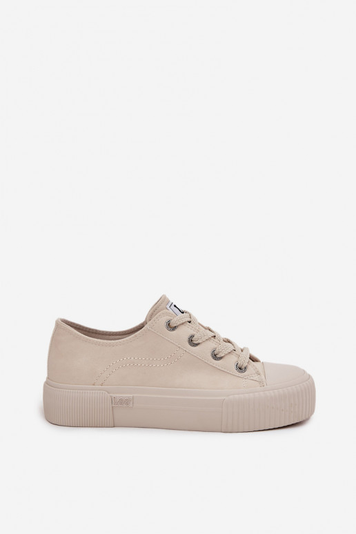 Freizeitschuhe mit einer Plattform LEE ISLA C INOMEN LOIN 50253001.35E Beige