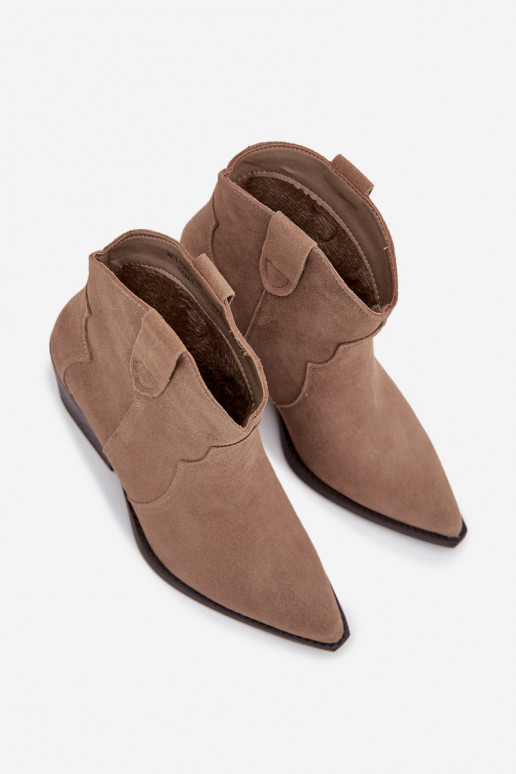 Ein überzeugendes Stilvollll Stiefel im CoZuboy-Stil FemininErmöglichtturalnego aus INildlederu Beige Beretta