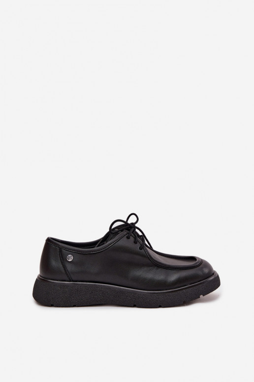 Haut Schuhe Feminin Es mussciejka K7189-01 schZuarze Farbe