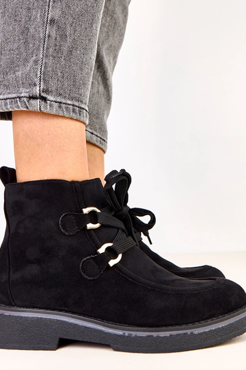 Schwarze warme Stiefel mit... 2