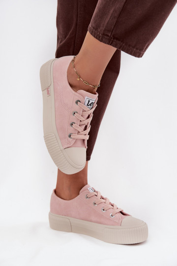 Freizeitschuhe mit einer Plattform LEE ISLA C INOMEN LOIN 50253001.78E pinke Farbe