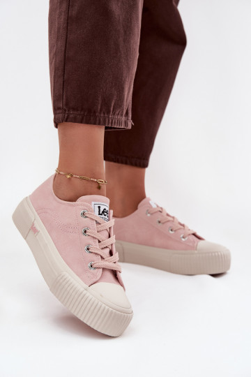 Freizeitschuhe mit einer Plattform LEE ISLA C INOMEN LOIN 50253001.78E pinke Farbe 2