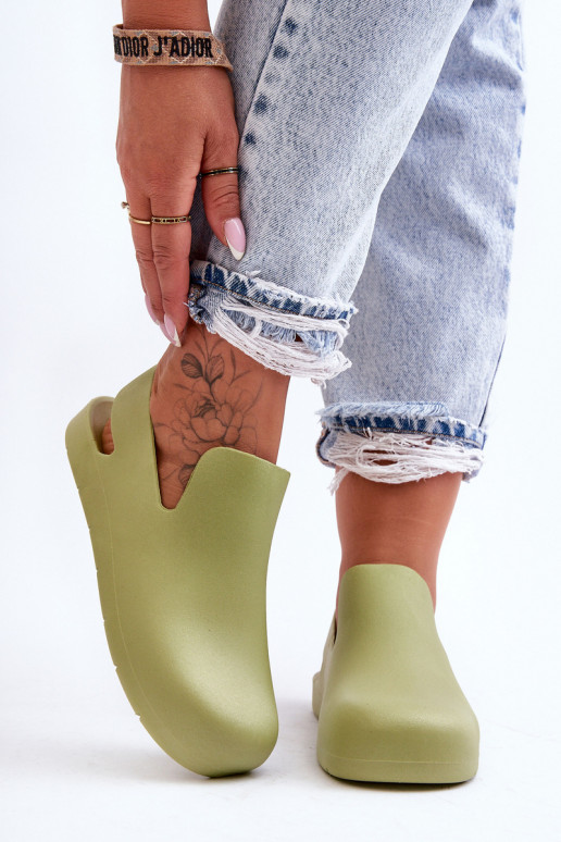 Gummipantoffeln grüne Farbe Meriko