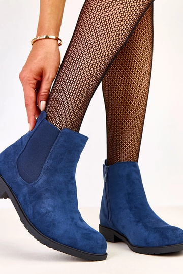 Dunkelblaue flache... 2