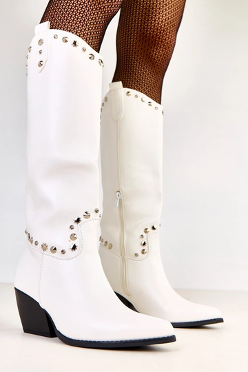 Weiße Damen-Cowboystiefel...