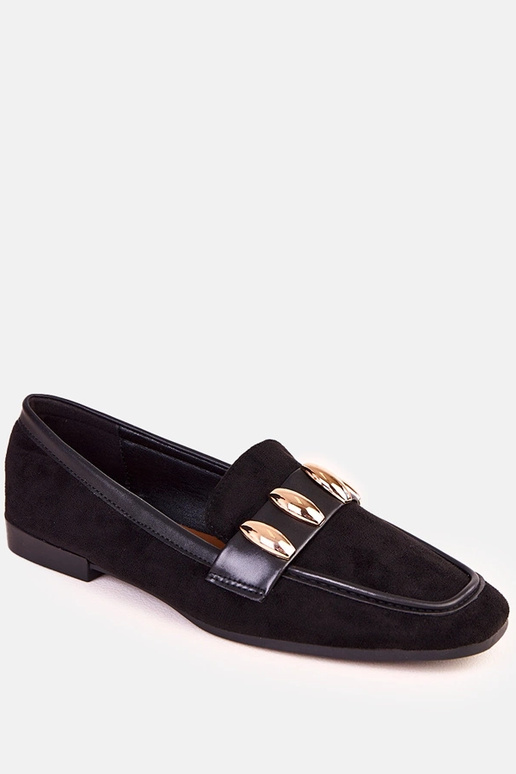 Schwarze elegante Ballerinas mit...