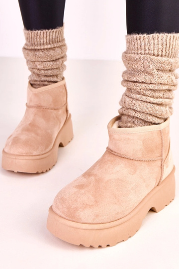 Sandfarben niedrige... 2