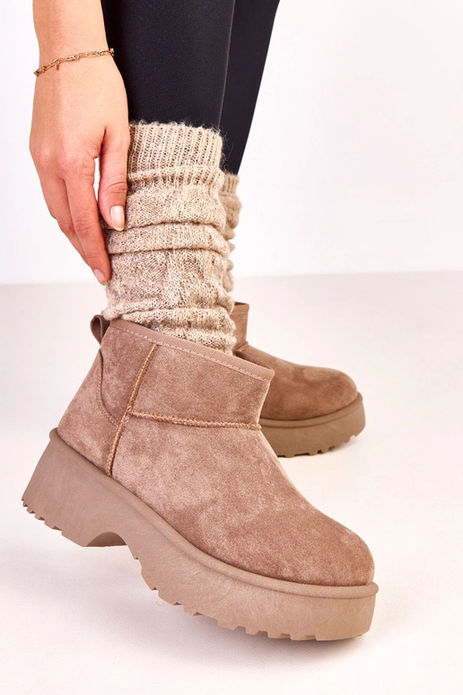 Dunkelsandfarben niedrige...