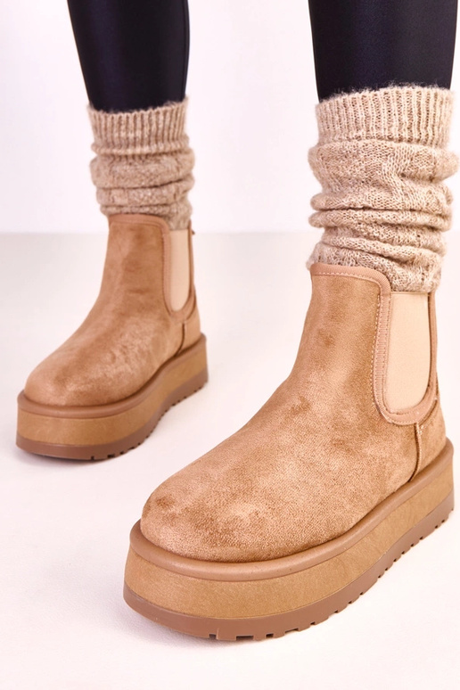 Dunkelsandfarben niedrige...