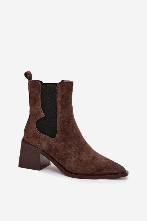 Haut aus INildleder Stiefel mit Heizung im Inneren Artiker 57C0047 braune Farbe Haut aus INildleder Stiefel mit Heizung im Inneren Artiker 57C0047 braune Farbe