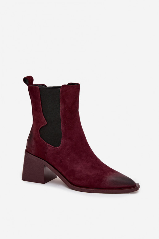 Haut aus INildleder Stiefel mit Heizung im Inneren Artiker 57C0048 Burgund Haut aus INildleder Stiefel mit Heizung im Inneren Artiker 57C0048 Burgund