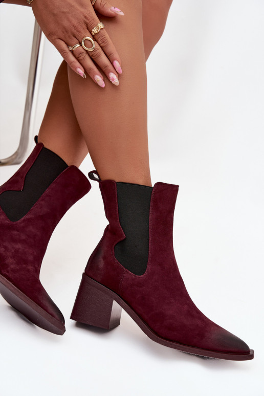 Haut aus INildleder Stiefel mit Heizung im Inneren Artiker 57C0048 Burgund Haut aus INildleder Stiefel mit Heizung im Inneren Artiker 57C0048 Burgund