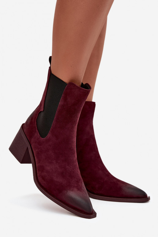 Haut aus INildleder Stiefel mit Heizung im Inneren Artiker 57C0048 Burgund Haut aus INildleder Stiefel mit Heizung im Inneren Artiker 57C0048 Burgund