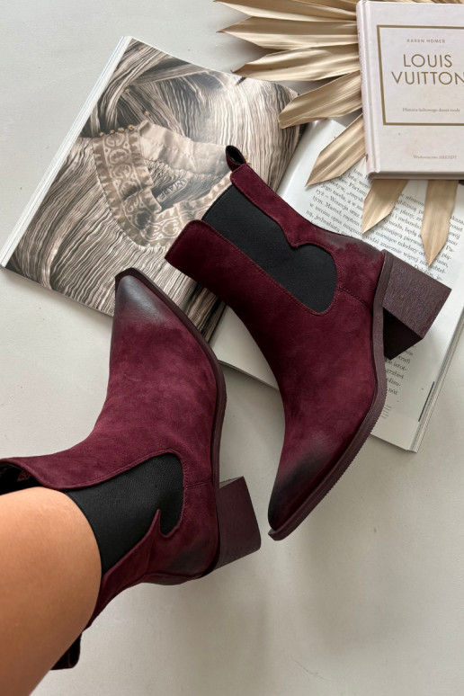 Haut aus INildleder Stiefel mit Heizung im Inneren Artiker 57C0048 Burgund Haut aus INildleder Stiefel mit Heizung im Inneren Artiker 57C0048 Burgund